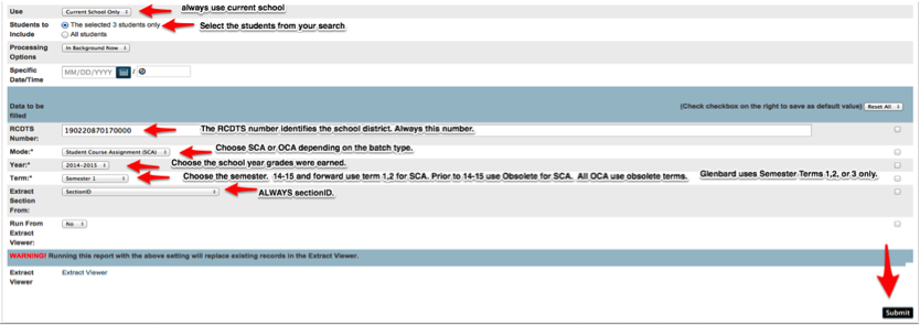 SCA prompts