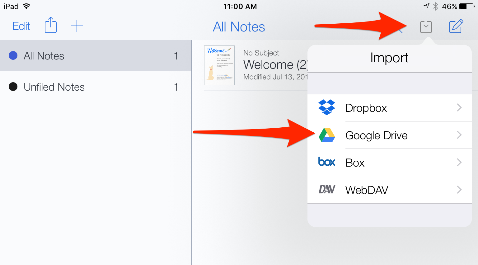 Notability Backup and Restore Notes DOCS