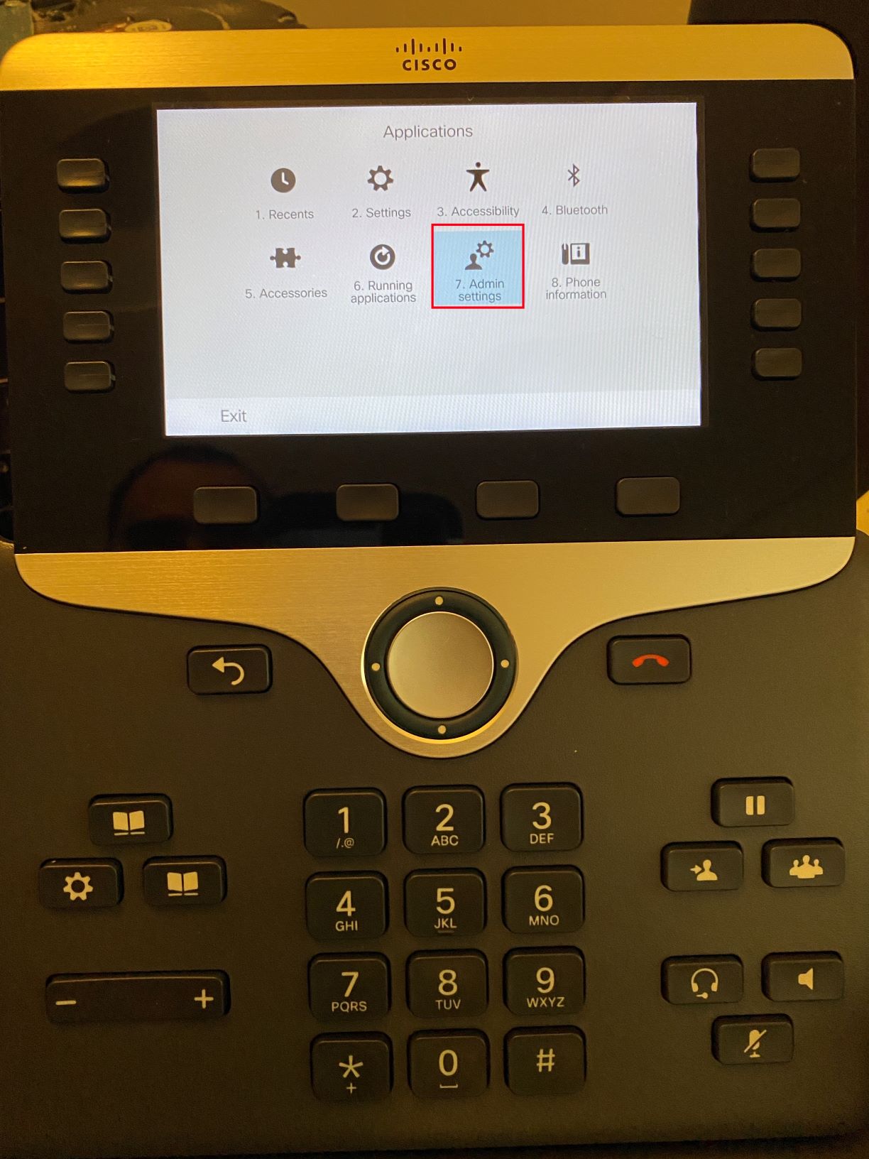 Setting up a Cisco 8861 Phone at home – DOCS